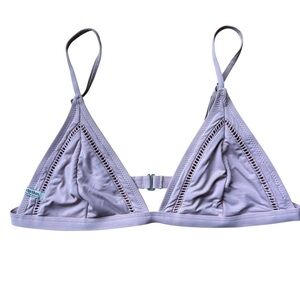 Rhythm Light Pink Triangle Bralette Size XL